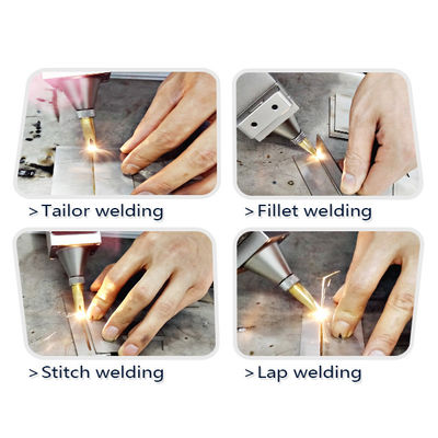 Metal Sheet Aluminium Handheld Laser Welding Machine Purple Horn 500w 1000w